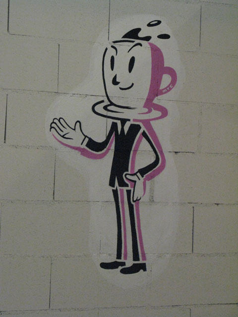 coffee innovateにてライブペインティング coffee innovateにてライブペインティング