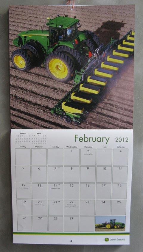 John Deereのカレンダー John Deereのカレンダー