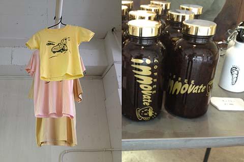 coffee innovateのTシャツなど・・・