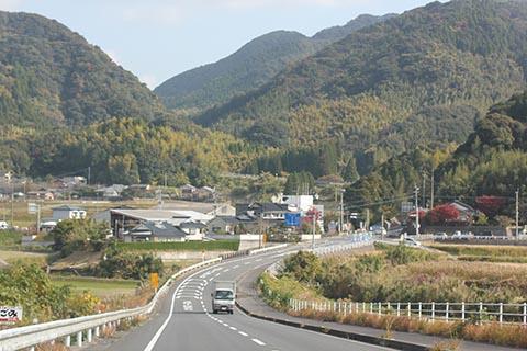 ギャラリーへ向かう道