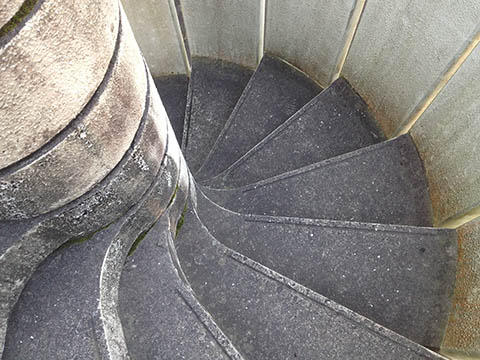 アンモナイトっぽい螺旋階段 アンモナイトっぽい螺旋階段