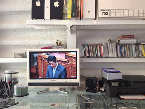 個展の準備中 個展の準備中