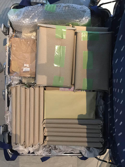 個展の準備〜荷造り