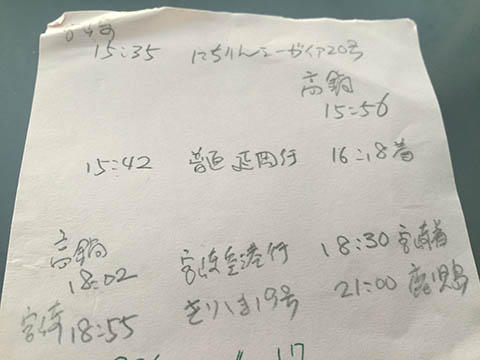 ひょんなことから旅は始まる