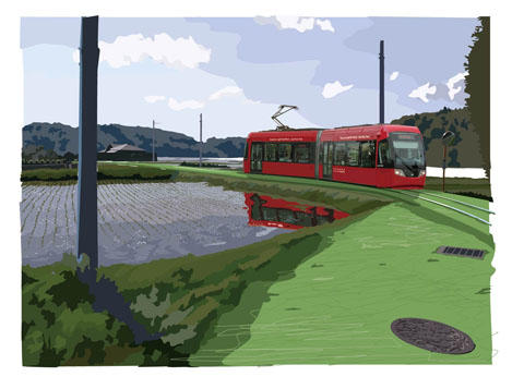 light rail transit 最終日
