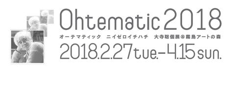 Ohtematic2018(オーテマティックニイゼロイチハチ)大寺聡個展@霧島アートの森 Ohtematic2018(オーテマティックニイゼロイチハチ)大寺聡個展@霧島アートの森