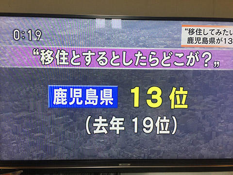 鹿児島の人気が高まる