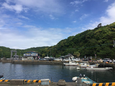 牛深行きフェリー乗り場（長島海峡横断国道フェリー）蔵之元港